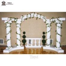 Indoor Decorative Roman Pedestal White Marble Columns and Pillars for House Wedding Decoration